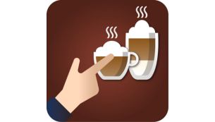 K&ouml;stlicher Cappuccino und Latte Macchiato mit nur einem Knopfdruck