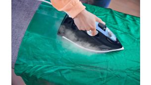 Steam output up to 50g/min for faster crease removal