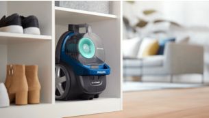 Kompakt design med front- og toph&aring;ndtag til nem transport