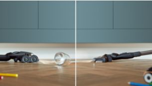 Alcance profundo con muebles bajos, manejo excepcional.
