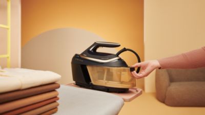 1,8 litran irrotettava vesisäiliö on helppo täyttää