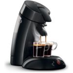 Kaffe af SENSEO®-kvalitet beriget med opskummet mælk