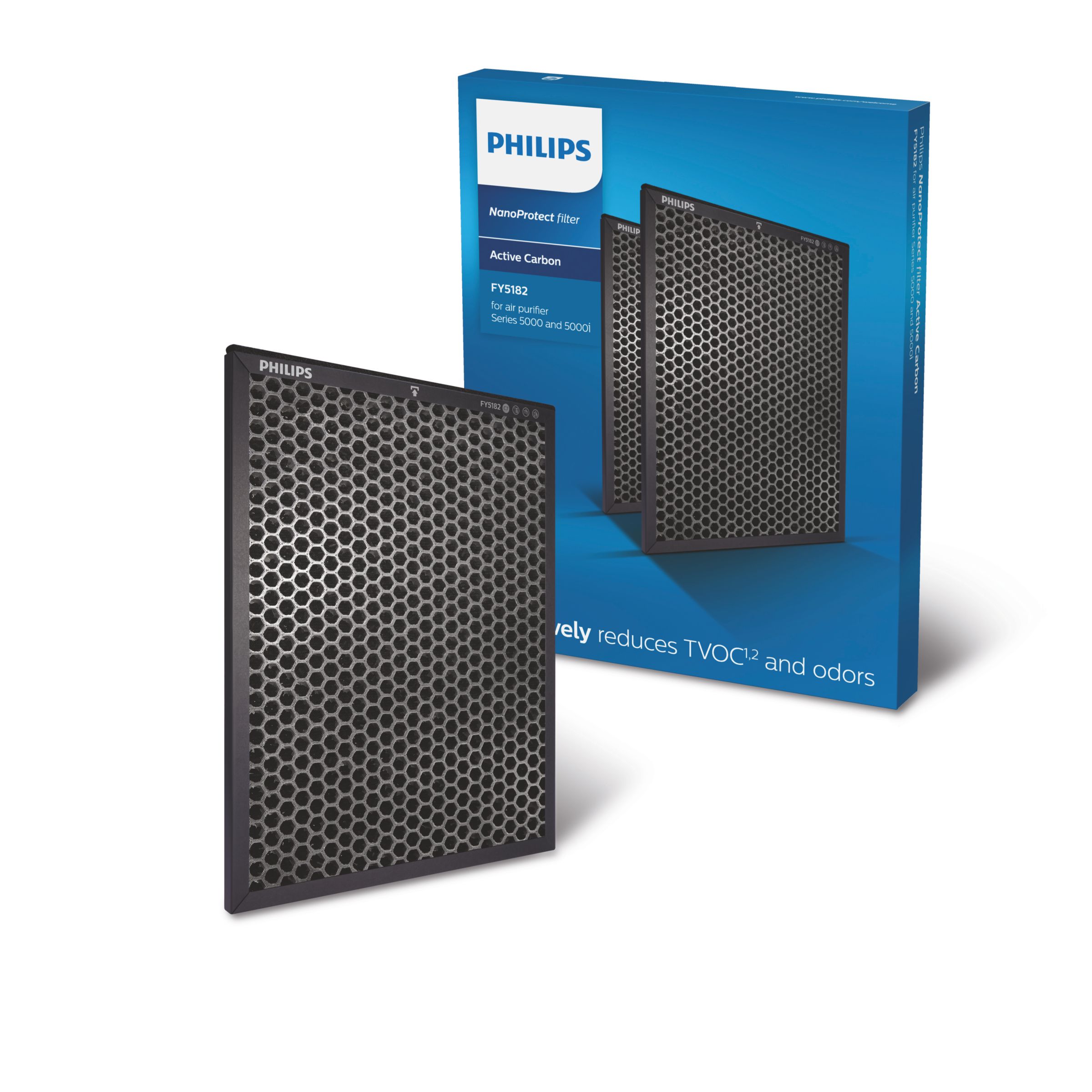Levně Philips Genuine Replacement Filter - Náhradní NanoProtect Filtr S Uhlíkem - FY5182/30