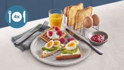 Raňajková súprava na prípravu toastov, vajíčok a ďalších pokrmov