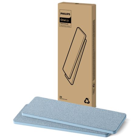 XV1884/20 Philips OneUp pad - Hout/parket - 2st Vervangbare pad