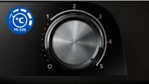 Adjustable temperature for perfect results