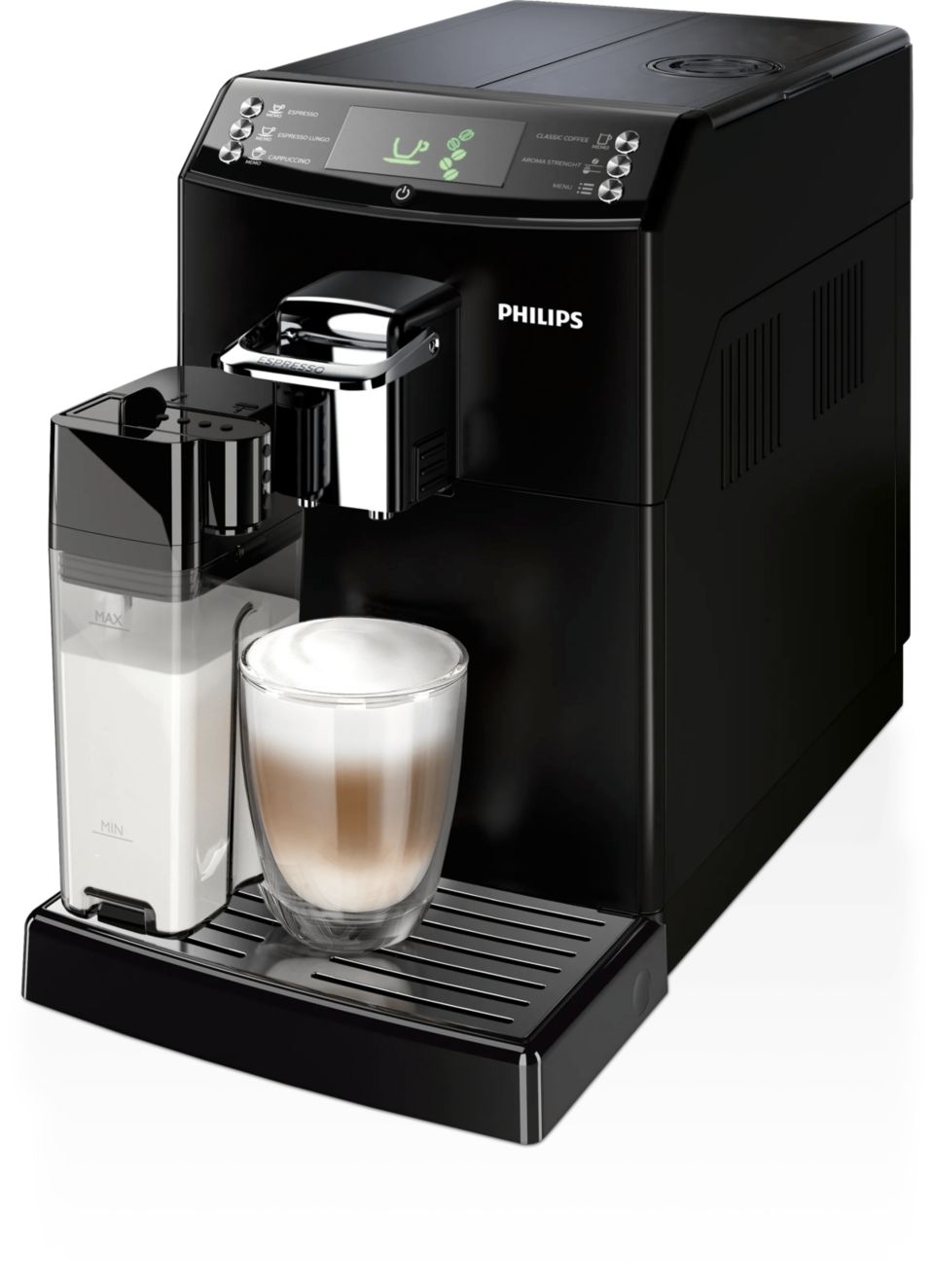 Perfekt kaffe eller espresso med Philips' unikke CoffeeSwitch