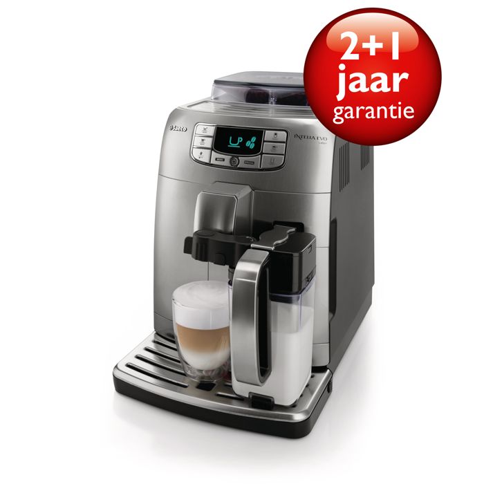 Espresso, cappuccino en latte macchiato met één druk op de knop