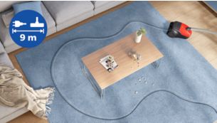 Long 9-meter reach goes further without unplugging