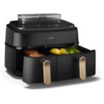 Pirmais modelis ar diviem groziem un tvaika funkciju