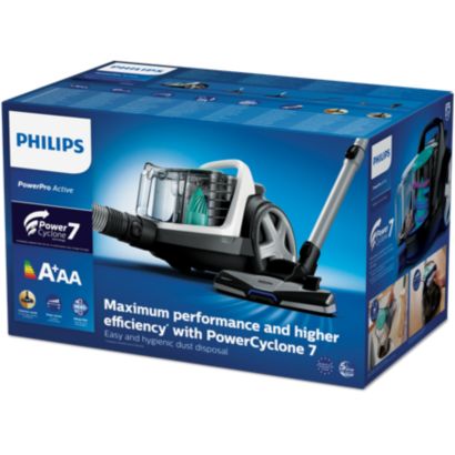 50 % didesnė siurbimo galia