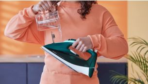 Большой резервуар для воды (300&nbsp;мл) позволяет долго гладить, не доливая воду