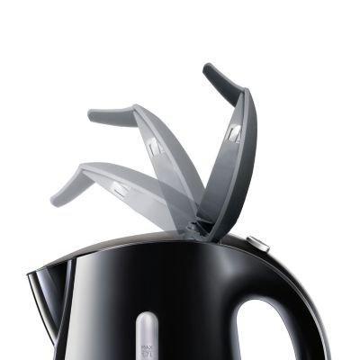 Zgibni pokrov z veliko odprtino za preprosto polnjenje in čiščenje