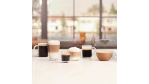 Vychutnajte si rýchlu prípravu 6 druhov nápojov vrátane café au lait