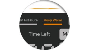 Easy-to-program timer indicates the cooking progress