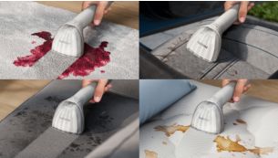 Reinigt zahlreiche weiche Oberfl&auml;chen