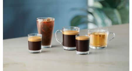 5 boissons chaudes et rafraîchissantes d'une simple pression sur un bouton