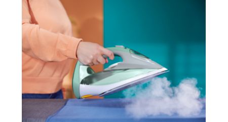 220 g'a kadar şok buhar inatçı kırışıklıkları giderir