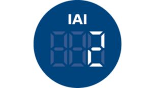 IAI 显示屏显示室内过敏原的风险级别