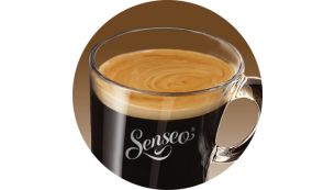 Deliciosa camada de creme SENSEO&reg; como prova da qualidade Marcilla