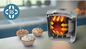 Nhiệt độ thẩm thấu sâu với Hệ thống nhiệt 3D thông minh