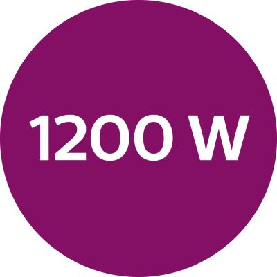 1200W to heat up quickly