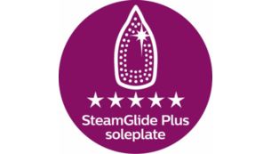 SteamGlide Plus Bügelsohle: beste Gleitfähigkeit für schnelleres Bügeln