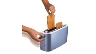 Fonction surélevage pour retirer les petites tranches de pain sans risque