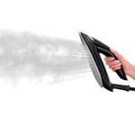 Gludeklis pielāgo tvaika padevi gludināšanas ātrumam