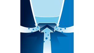 Aerodynamische D&uuml;se f&uuml;r bessere Staubaufnahme