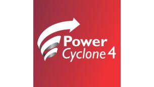 Технологія PowerCyclone 4 відразу розділяє пил і повітря