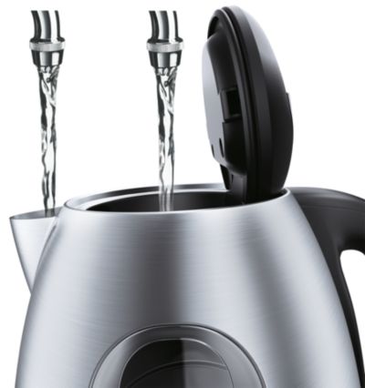 Fácil de encher, pela tampa ou pelo bico