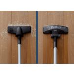 Usisava velike komade i sitnu prašinu u jednom potezu