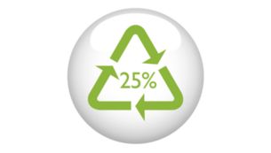 Au moins 25 % des plastiques sont renouvelables