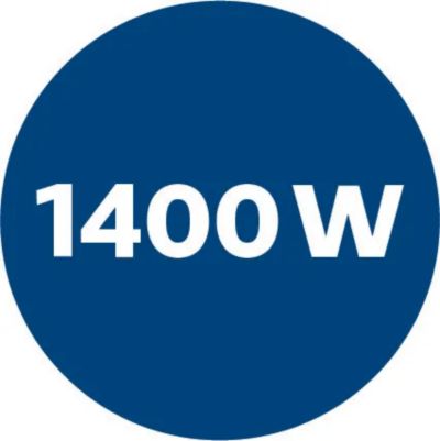 1400 瓦耐用马达可产生强大吸力