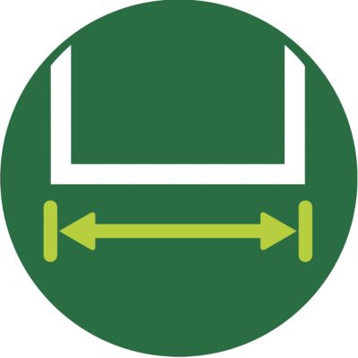 Compact design for less storage space