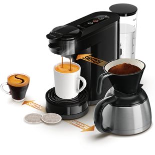 Switch 3in1 Kaffemaskine Base+ Sort