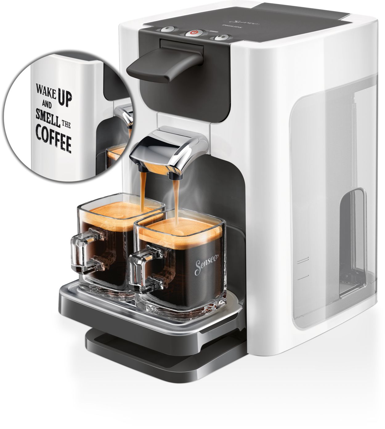 Heerlijke koffie met één druk op de knop en een modern design