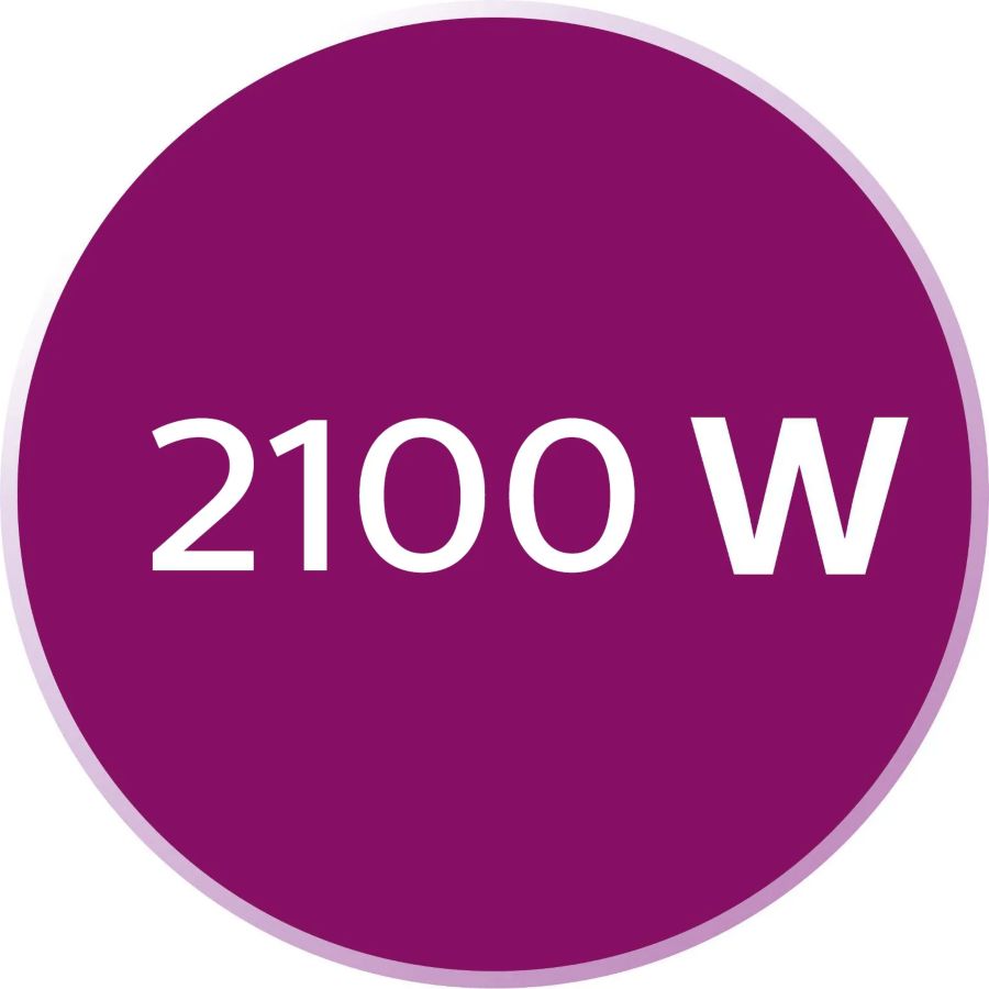 2100 W për ngrohje të shpejtë