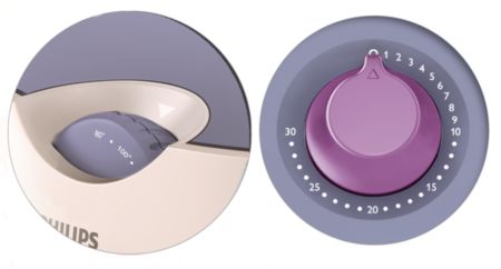 Adjustable time and temperature control
