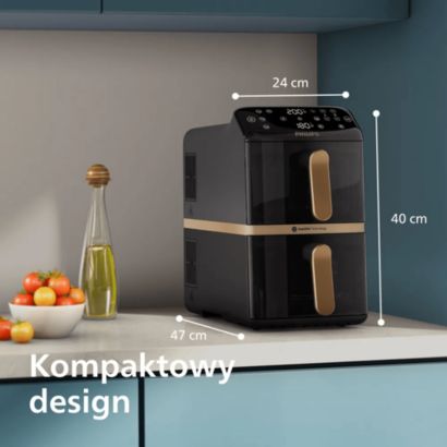 Philips Philips Ovi Stacked Dual Basket seria 4000