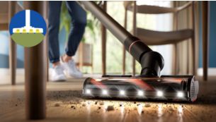 La spazzola TriActive Smart pulisce il 99,9% in una sola passata(6)