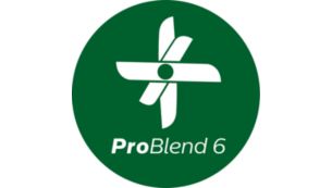 ProBlend 6 瓣式刀片可用于高效地搅拌和切碎