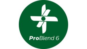 ProBlend 6 stūru asmens efektīvai blenderēšanai un griešanai