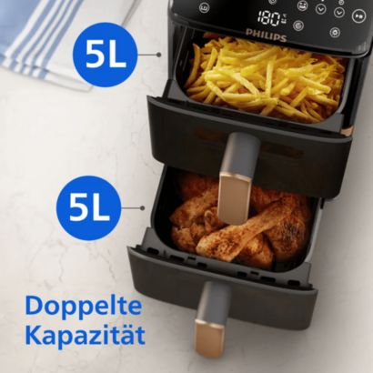 Doppelter Genuss, halber Platzbedarf