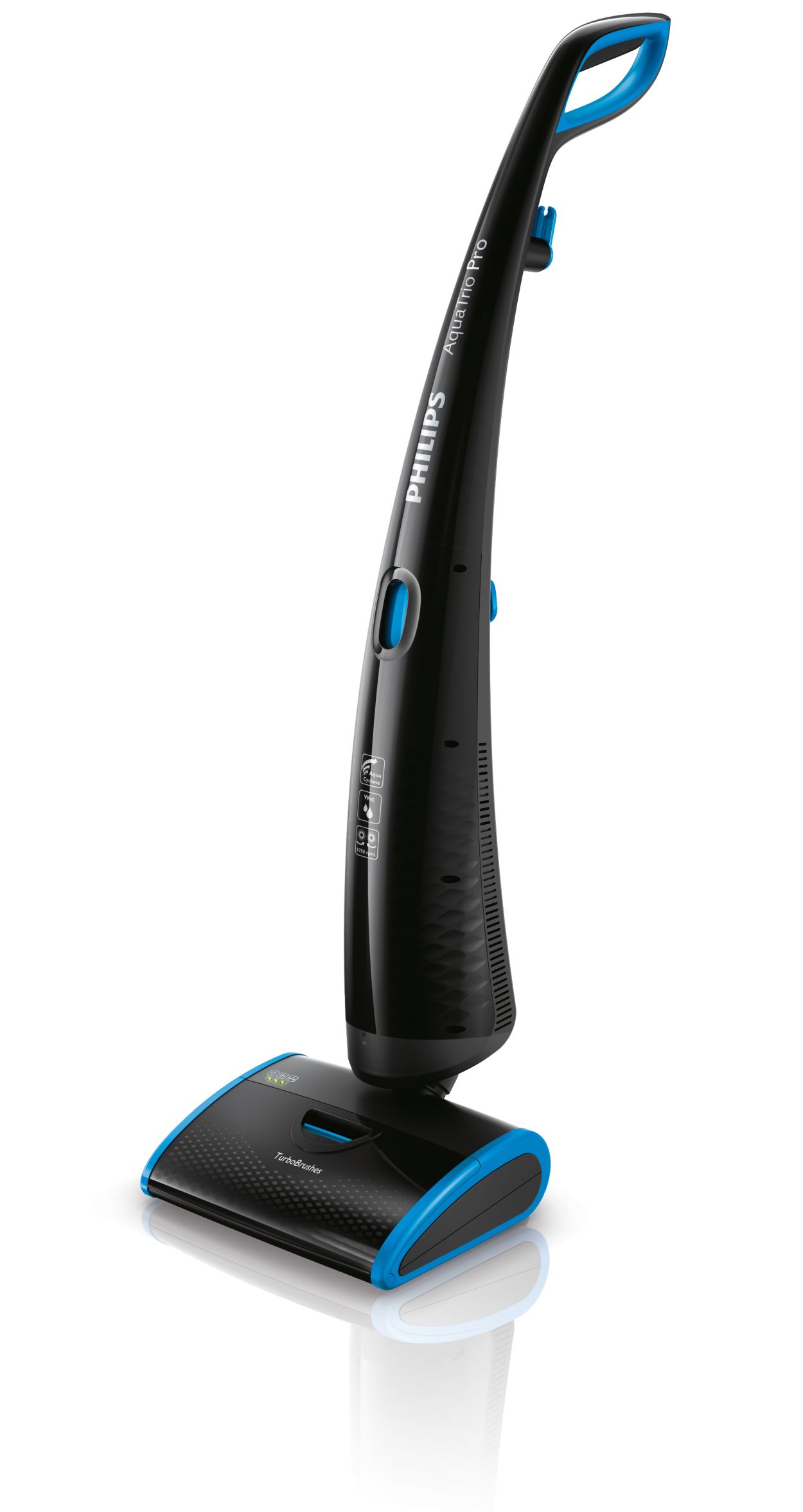 Vacuums, mops and dries in one go