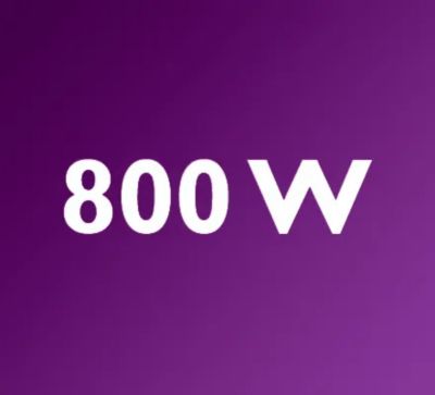 Ισχυρό μοτέρ 800 W για εξαιρετικά αποτελέσματα ανάμειξης