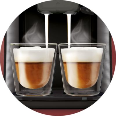 Tik „SENSEO® Latte Duo“ patiekia du gėrimus su pienu vienu metu