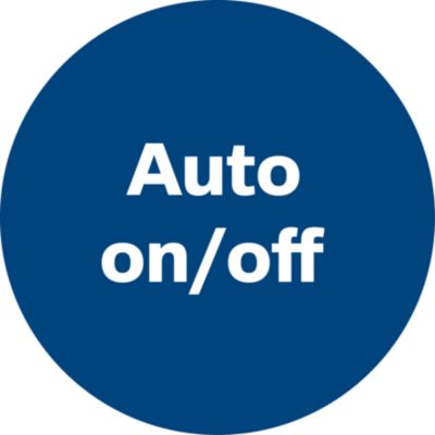Automatisches Ein-/Ausschalten liefert Saugleistung nur dann, wenn Sie sie benötigen