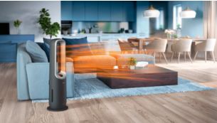 On heating mode, experience instant warmth